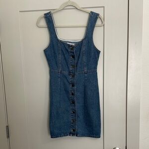 Urban Outfitters Blue Denim Mini Dress